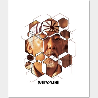 Miyagi poligonal Posters and Art